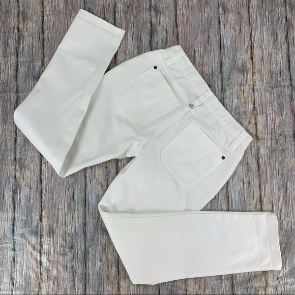 prAna Honour White Denim Boyfriend Fit Jeans, 2 - Picture 4 of 15